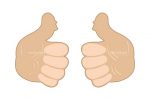 Pair of Hands doing Thumbs Up